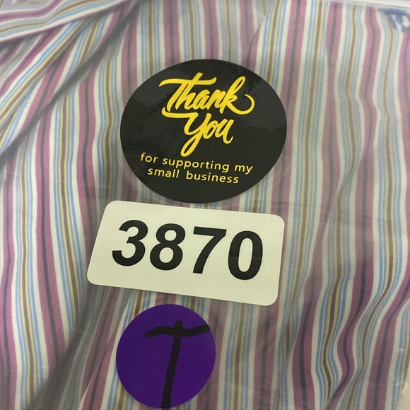 Ralph Lauren Men's Purple Multicolor Classic Fit Button Down Preppy Shirt Size L - Picture 10 of 10